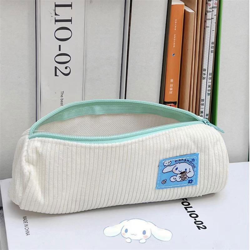 Pencil Case Cartoon Stationery Large Capacity Corduroy Stationery Storage Bag Pencil Case