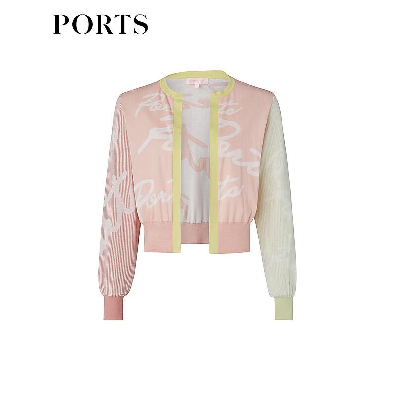 PORTS Women's Ribbed Short Cardigan Sweater