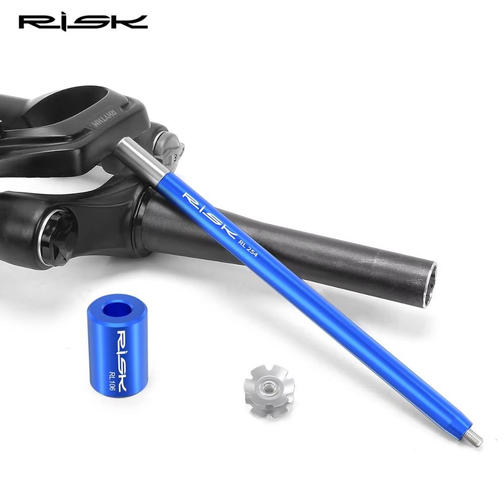 RISK Bicycle Fork Star Nut Removal Steel Bike Star Nut Tool Bicycle Repair Tools  for MTB Road Bike