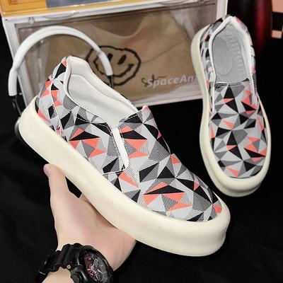 Men's Casual Shoes 2024 New Skateboard Shoes Student Thick Sole Platform Round Toe Soft Sole Comfort Sports Zapatillas De Hombre