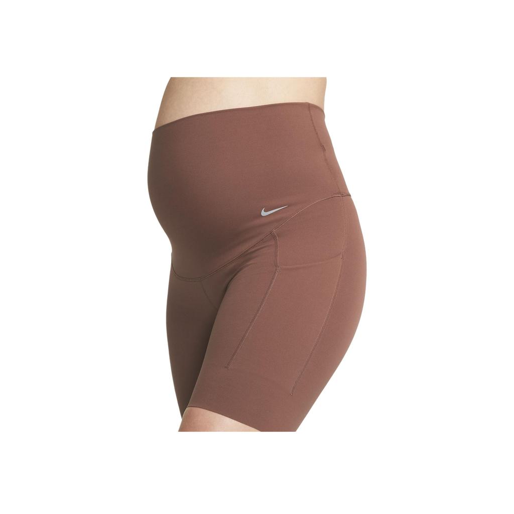 Nike Zenvy Solid Color Brand Logo Comfortable Soft Yoga Walking Casual Shorts Women Shorts Dark-Pony DV9433-231