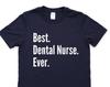 Dental Nurse T-Shirt: Soft Cotton Blend, Printed Design