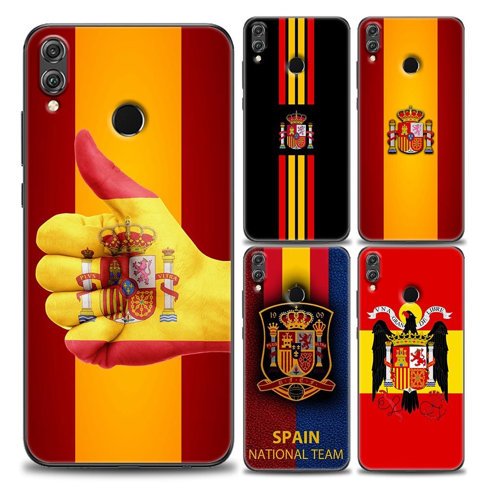 ESPANA Spanish Spain Flag Phone Case For Honor 50 30 10 Lite 30i 20 20e 9A 9C 9X Pro 8X Nava 8i 9 Y60 Cover Soft Silicone Cases