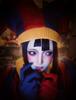 Pomni The Amazing Digital Circus Cosplay Overall Clown Kostüm Halloween Party Erwachsenen Rollenspiel Outfit Hut Handschuhe