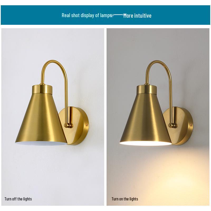 Creative Iron Wall Lamp: Cross-Border Indoor Light for Living Room & Bedroom