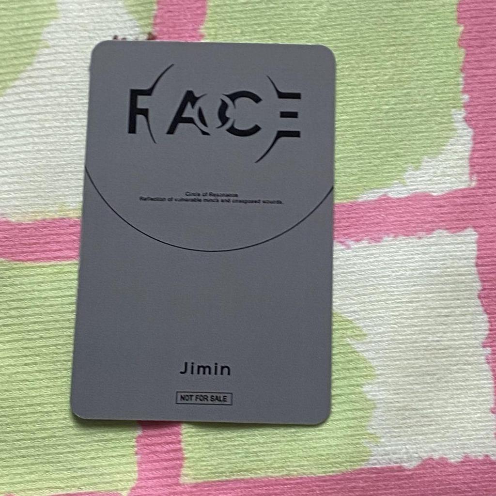 [USED] BTS Jimin JIMIN Winning FACE Public Broadcast Korean Trading Card