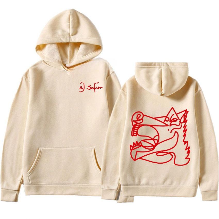 

Тур рэпера Аль Сафира Готические графические пуловеры Мужские Харадзюку Панк Оверсайз Толстовки Причинный стиль Худи Спортивный костюм 3XL