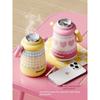 Shida Large Capacity Vacuum Cup Stainless Steel Women Cup Good-looking Student School Portable Straw Water Cup Gift