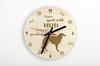 Borzoi, Russian Hunting Sighthound, Russian Wolfhound - clock with dog, wooden clock with engraving, personalised clock by Art-Dog