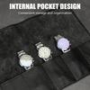 Genuine Leather Watch Roll Watches Case Storage for Mechanical Timepieces