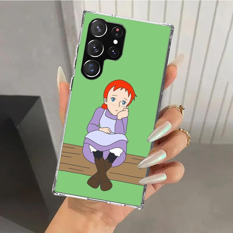 A-Anne Of Green Gables Shirley Phone Case for Samsung Galaxy S26 S24 S23 Ultra S25 Edge S22 S21 Plus S20 FE + Soft Print Shell F