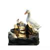 Solar Garden Ornaments: Squirrel & Duck Water Fountain for Outdoor Décor