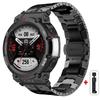 Steel Strap for Huami Amazfit T-rex 3/2 Trex Pro Metal Watch Band for Amazfit T-Rex Ultra T-Rex PRO3 48MM Butterfly Clasp Smartwatch Accessories