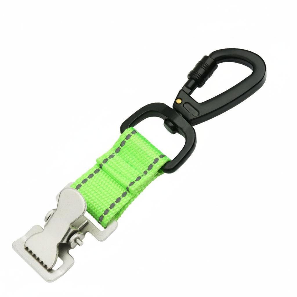 Double Hook Clip Portable Grip Fastener Easy to Use Carabiner Glove