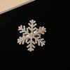 Snowflake Hair Clip Christmas Barrette Sweet Christmas Flat Clip Hairpin Christmas Elegant Hair Clip for Bunches