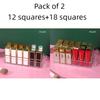 36 Clear Lipstick Organizer Nail Polish Eyebrow Pencil Display Stand Desktop Makeup Organizer Lipstick Organizer