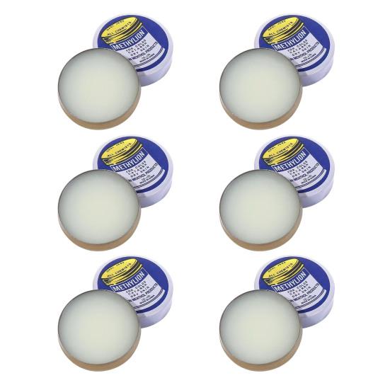 6Pcs 3/4G Herbal Menthol Cooling Balm Headaches Migraines Muscle Pain Bite Itching Fatigue Relief Calming Natural Summer Traveling Portable Cooling