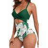 Neuer einteiliger Badeanzug mit festen Cups, ausgeschnitten, Damen, hochtailliert, Slim Fit Bikini, Bauchkontrolle, Badeanzüge, sexy ausgeschnittene Bademode