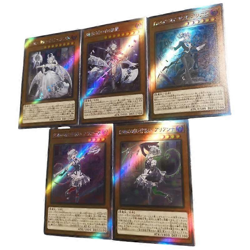 Yu-Gi-Oh! Lovely Labrynth of The Silver Castle Arianna Ariane Arias Diy Flash Card Anime Peripheral Game Collection Card Gifts