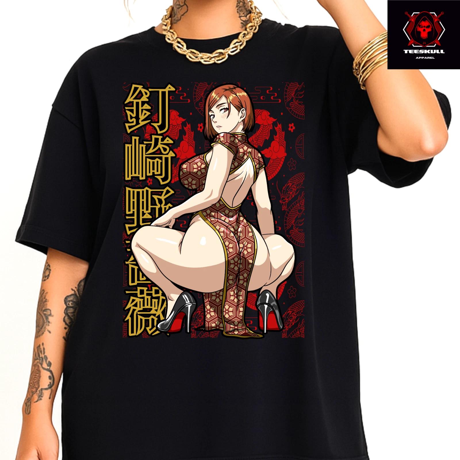 Nobara Kugisaki Jujutsu Kaisen Anime Waifu Character Unisex Premium T-Shirt 3XL