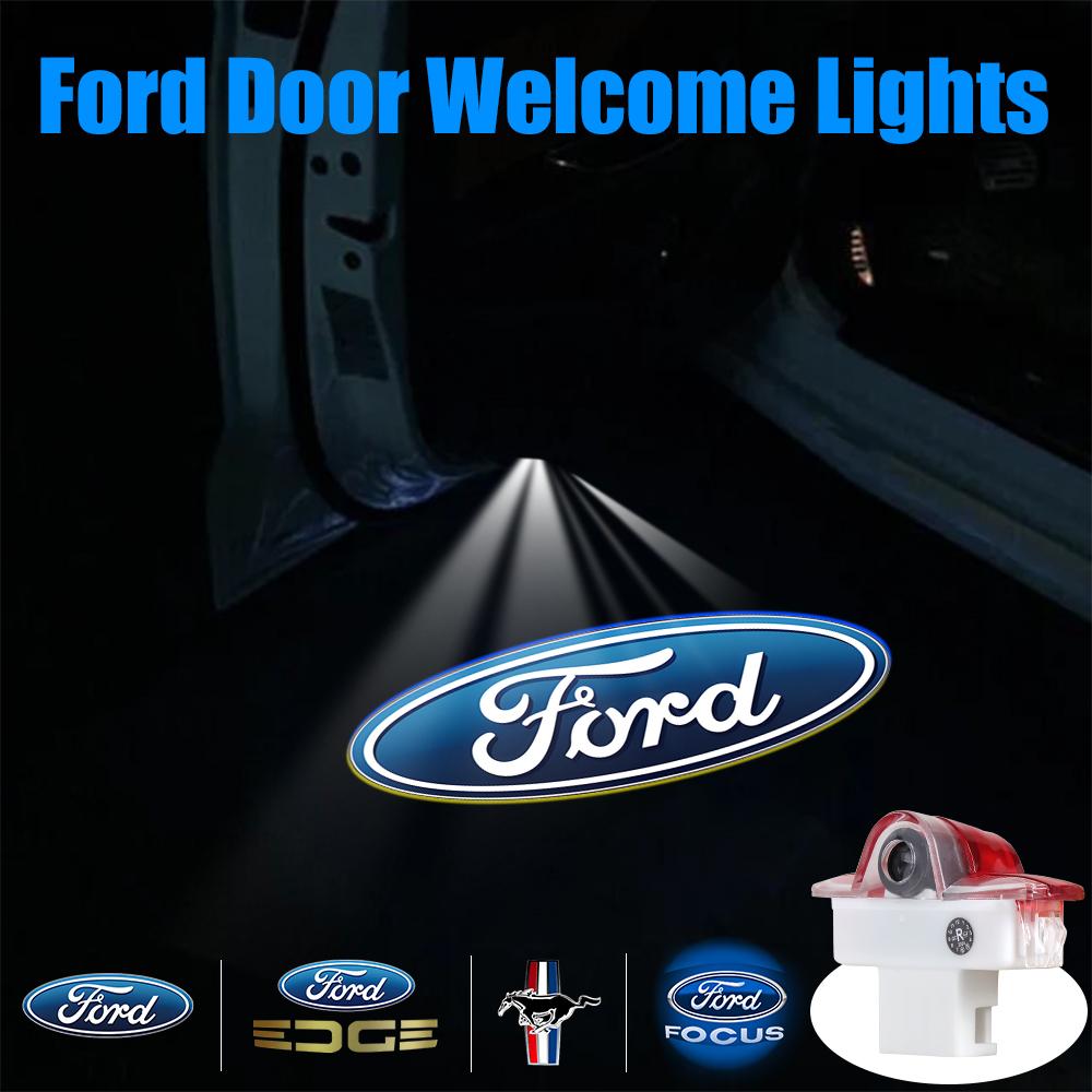 2pcs For Ford S-MAX 2007-2008 CHIA-X 2007-2013 Car LED Door Welcome Light Projector Lamp Decoration Accessories Auto StylingGL8