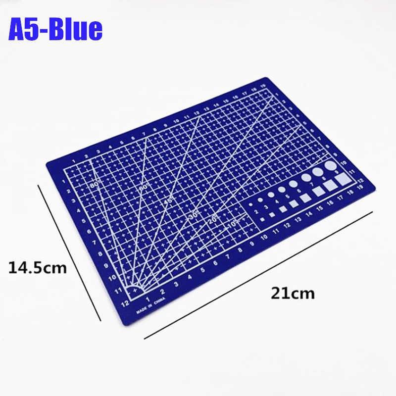 A3/A4/A5 DIY Grid Line Tool Pvc Rectangular Cutting Mat Plastic Patchwork Cut Pad Sewing Supplie