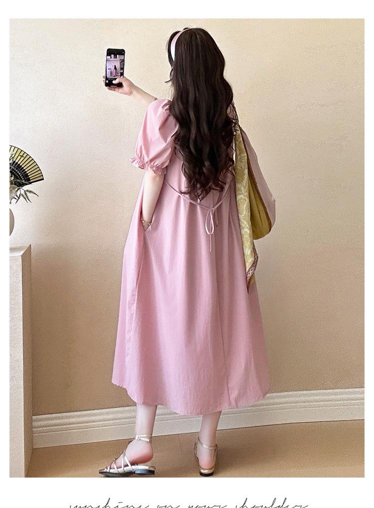 2026 Summer Stylish Loose Plus Size Maternity Dress