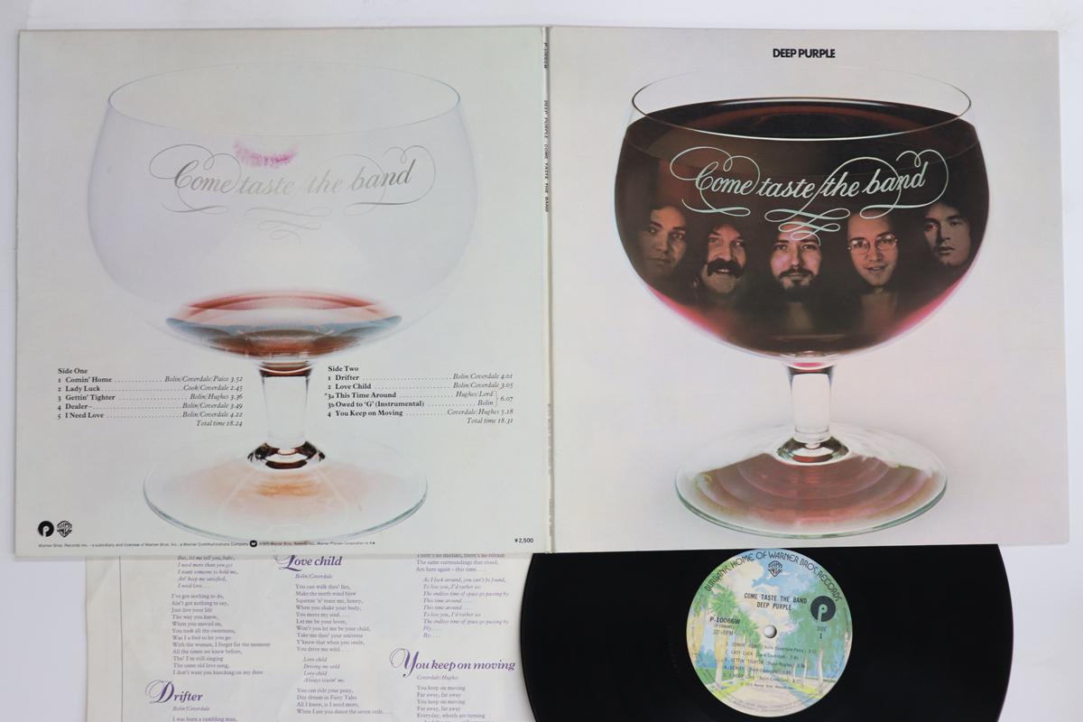 

LP Пластинка DEEP PURPLE - Come Taste The Band P10066W WARNER BROS 1975 Япония Рок Б/У