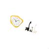 Acrylic Giraffe Wall Clock Modern Office Ornament Silent Timepiece Ceramic Statue Centerpiece