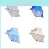 Ultraman Kids Summer Sun Hat With Fan And Wide Brim For Outdoor Protection