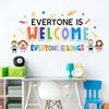 Chuanhao Motivational English Phrase Wall Stickers for Kids' Rooms and Classrooms
