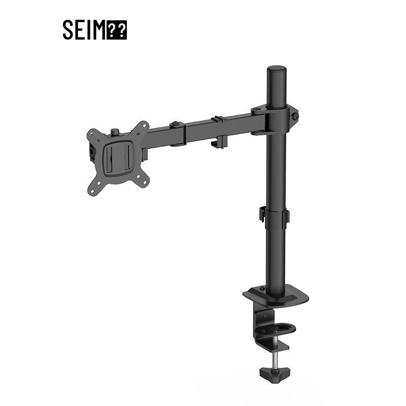 Senmiai Adjustable Single-Arm Monitor Stand for 32-inch Screens and Laptops