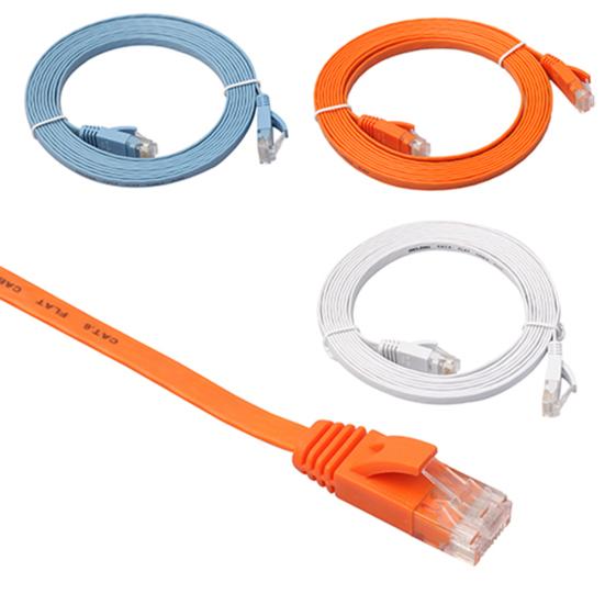 0.5-15m CAT6 Speed Network LAN Cable Gigabit Ethernet Flat UTP Patch Router Cable