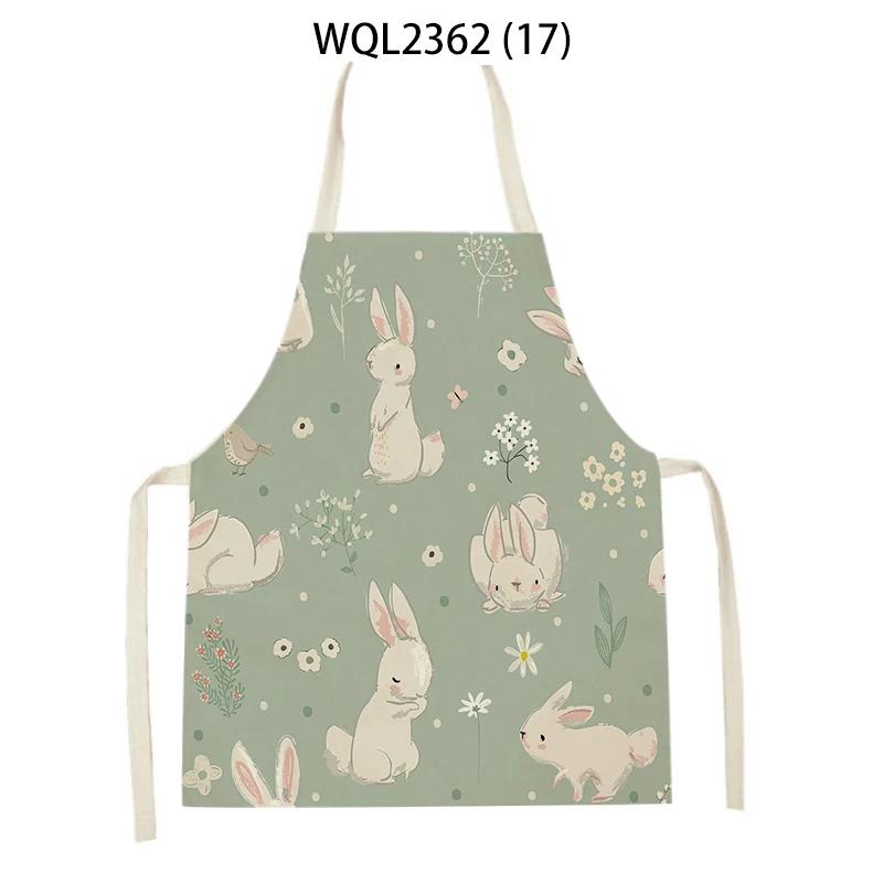 Retro Flowers Plant Pattern Aprons Home Baking Cooking Kitchen Aprons for Women Men Outdoor Garden Cleaning Aprons