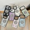 Rhinestone Symbol Rotating Mobile Phone Case for IPhone16pro Leather High-end Feel for Apple 17