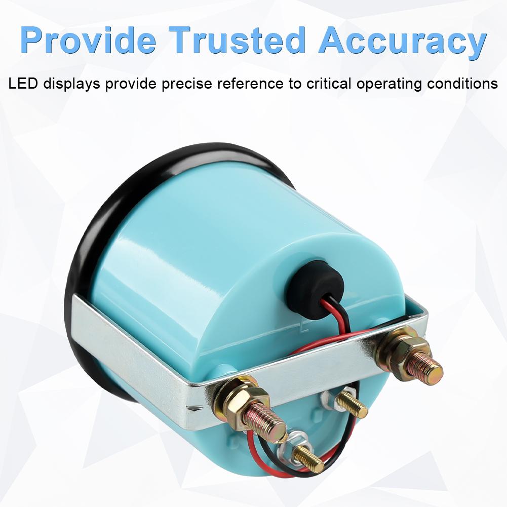 2" 52mm Oil Temp Temperature Gauge Meter Kit 50-150℃ Digital LED Display DC12V for Car Truck Vehicle Automotive