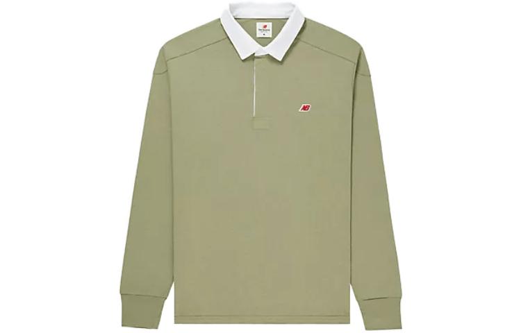 

New Balance ribbed cuffs cotton polo shirt MT33545-TCO XL