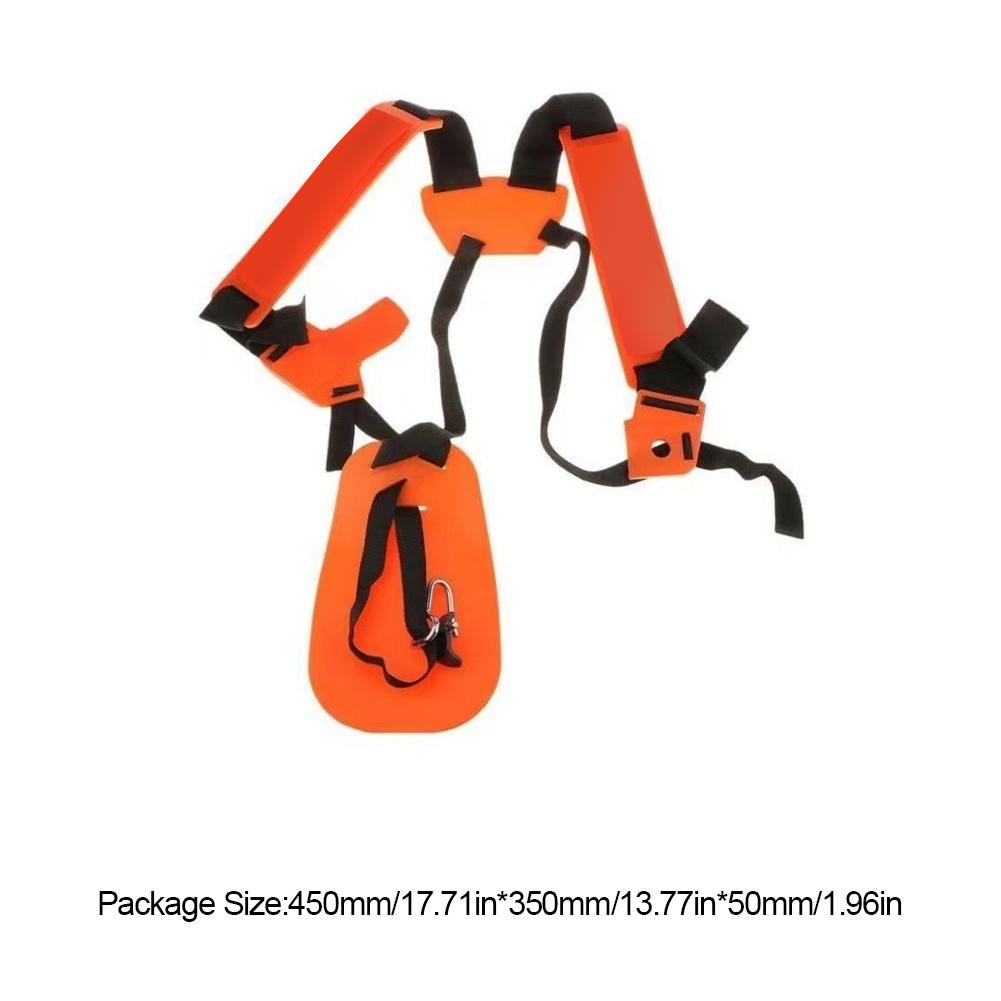 

Mower W Shape Double Shoulder Strap Comfortable Garden Pruner Strimmer Padded Belt Increase Safety for Brush Cutter Trimmer