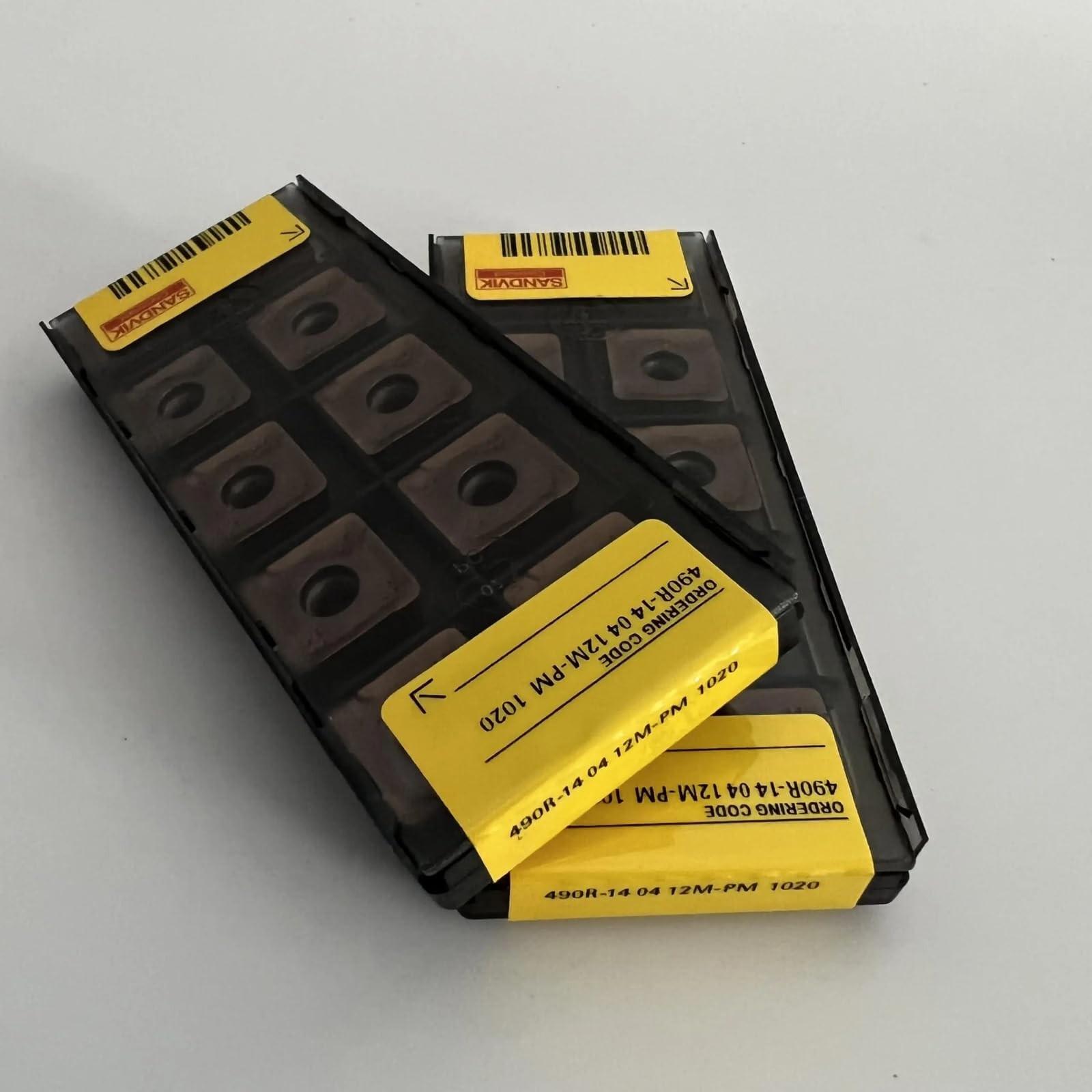 

Original Sandvik / 490R-140412M-PM 1020 Carbide CNC Blade 10 PCS