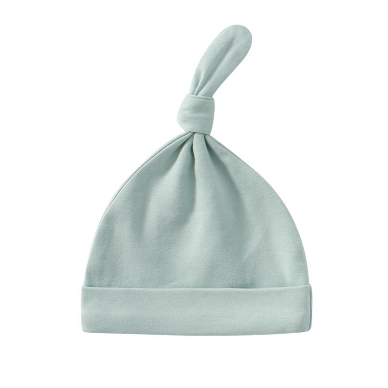 Baumwolle Neugeborenen Baby Mützen Jungen Mädchen 0-3M Schlafmützen Unisex Hübsche Säuglings Krankenhaus Mützen DIY Verstellbare Bonnet Fotografie Requisiten