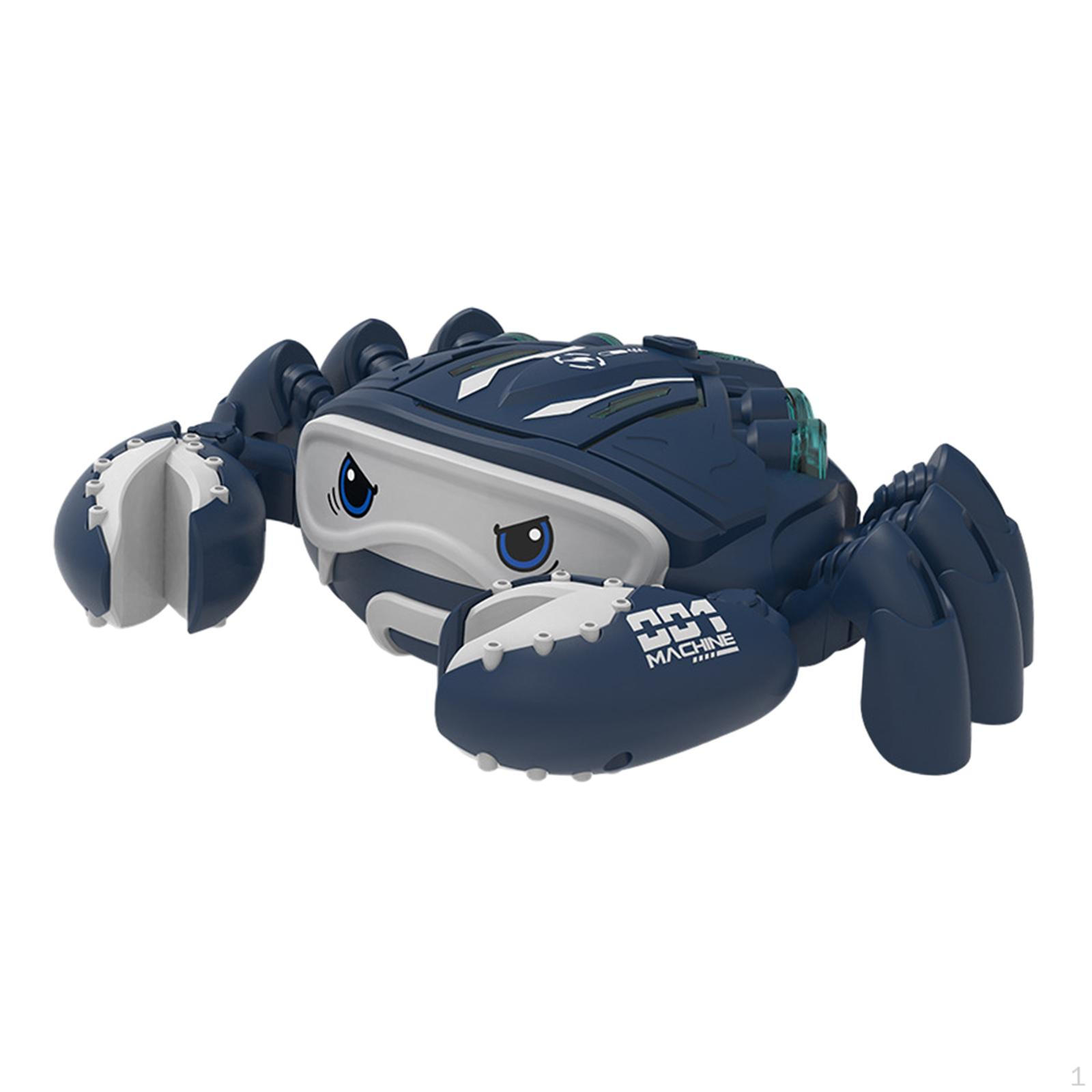 

Электрическая ползающая игрушка для животных, которая ходит автоматически и избегает препятствий, механическая Blue with spray