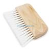 Y5GD Practical Flat Brush Fiber Brush with Wooden Handle Hand-held Art Brush Furniture Brush Cleaner for Indoor Outdoor Wall