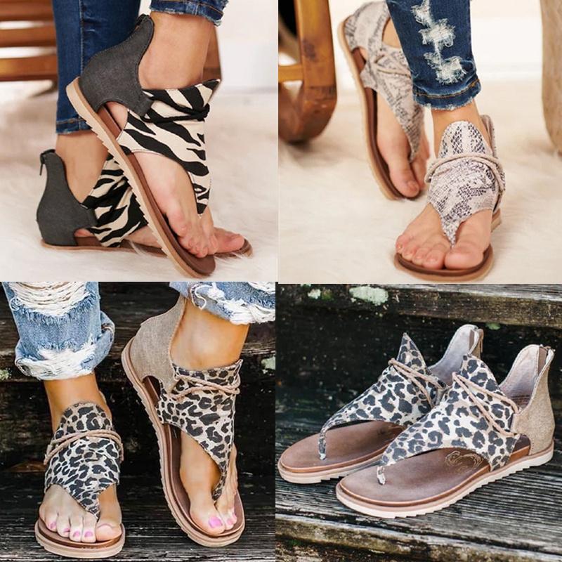 Leopard Snake Skin Zebra Zapatos Estampados Mujer Plus Size Sandalias  Vintage comprar a buen precio — entrega gratuita, reseñas reales con fotos  — Joom