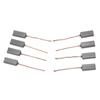 10/20pcs Hot sale Generic 4.5 x 6.5 x 20mm Leads Generator Carbon Brushes Wire Electric Motor Brush Replacement