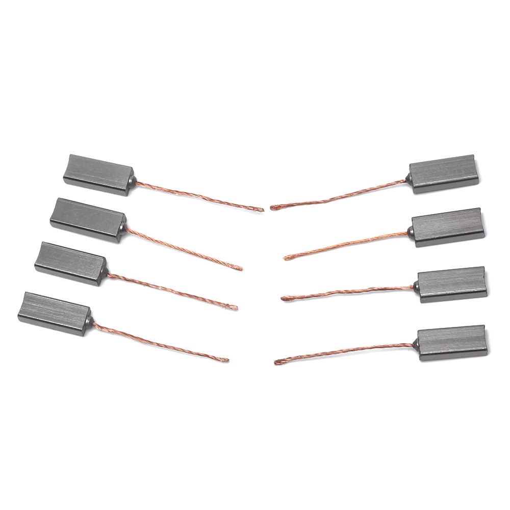 10/20pcs Hot sale Generic 4.5 x 6.5 x 20mm Leads Generator Carbon Brushes Wire Electric Motor Brush Replacement