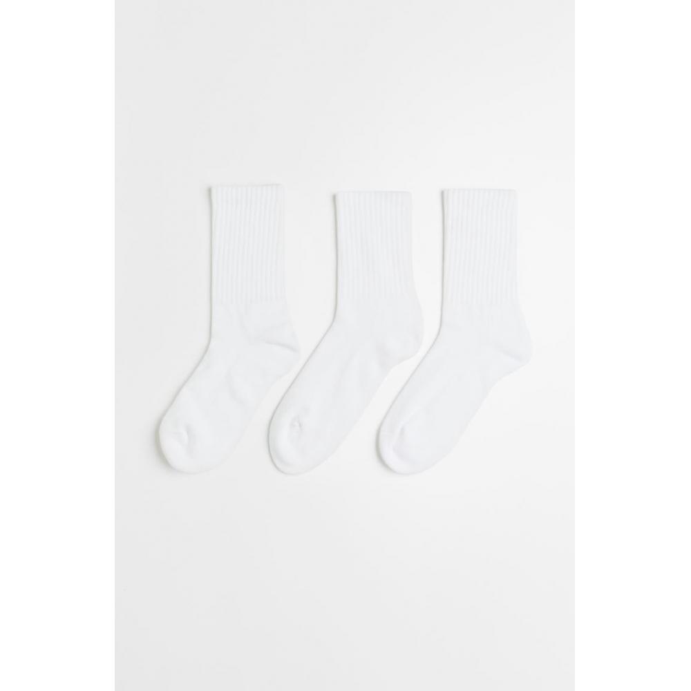 

Комплект носков HM, 3 пары, белый