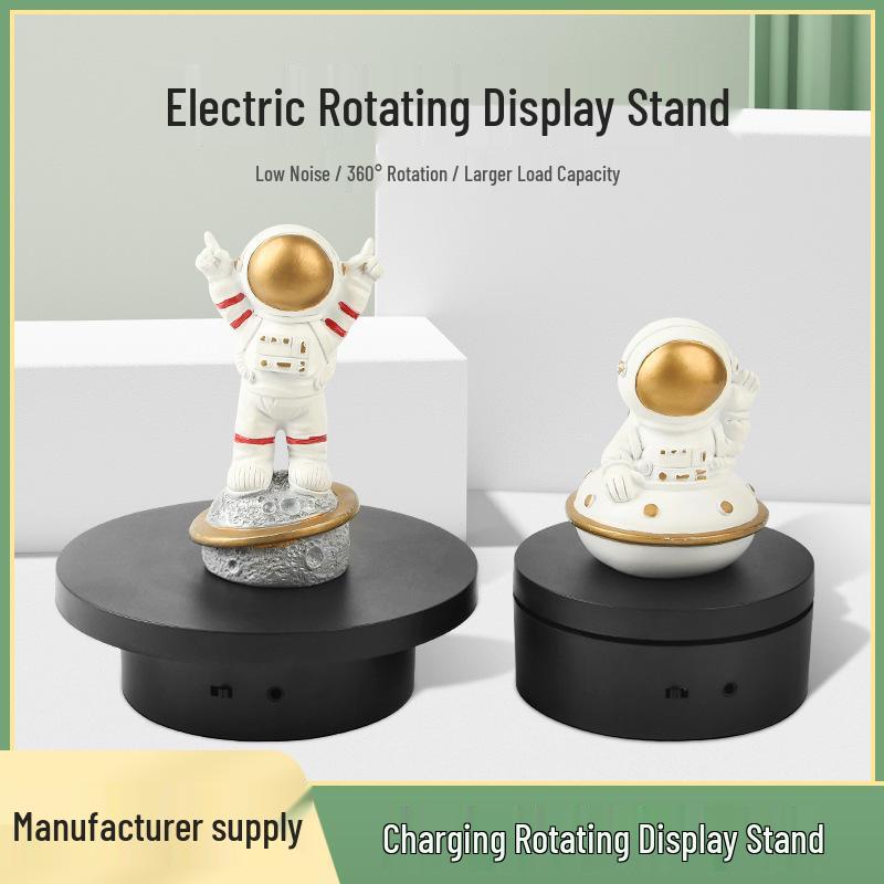 Mini Electric 10cm Rotating Display Stand for Product Showcase