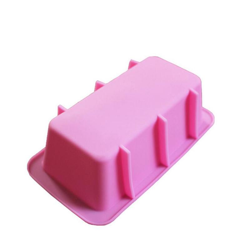 Silicone Mold Rectangle Shape Soap Mold Muffin Case Candy Jelly Ice Cake Silicone Silicone Cake Tool Chocolate Mold