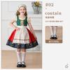 Bavorské dětské oblečení Evropská pastorální dívka Farma Německo Mnichov Oktoberfest Dirndl šaty