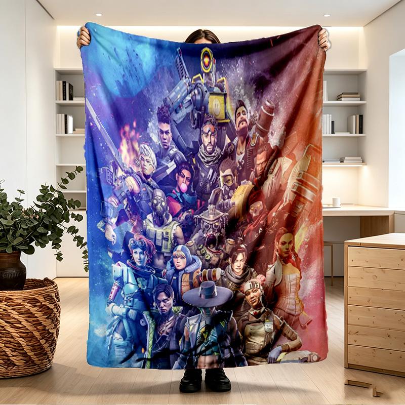 Apex Legends Print Blanket - Soft & Comfortable, for Bedroom, Travel, Sofa, Home Decoration - Birthday Christmas Gift for Friend